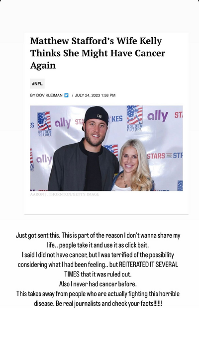 Rams QB Matthew Stafford's Wife Kelly's Most Controversial Moments
