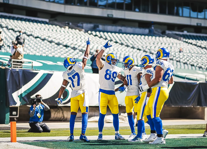 LA Rams go Royal Jersey/Sol Pants for NFC Championship Game