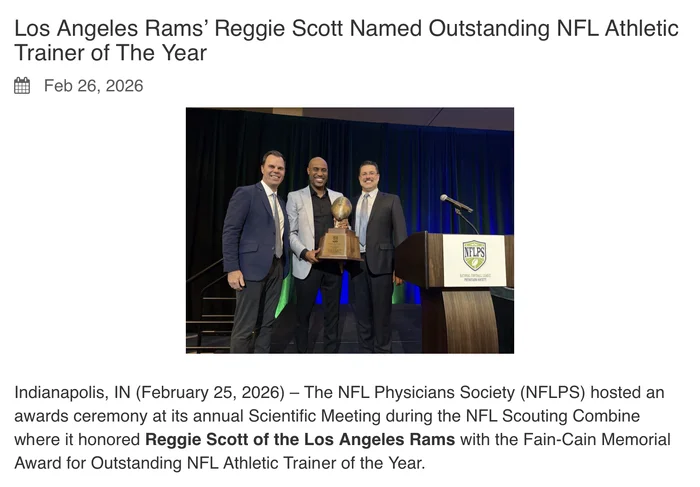 Los Angeles Rams' Reggie Scott Named Outstanding NFL Athletic.webp